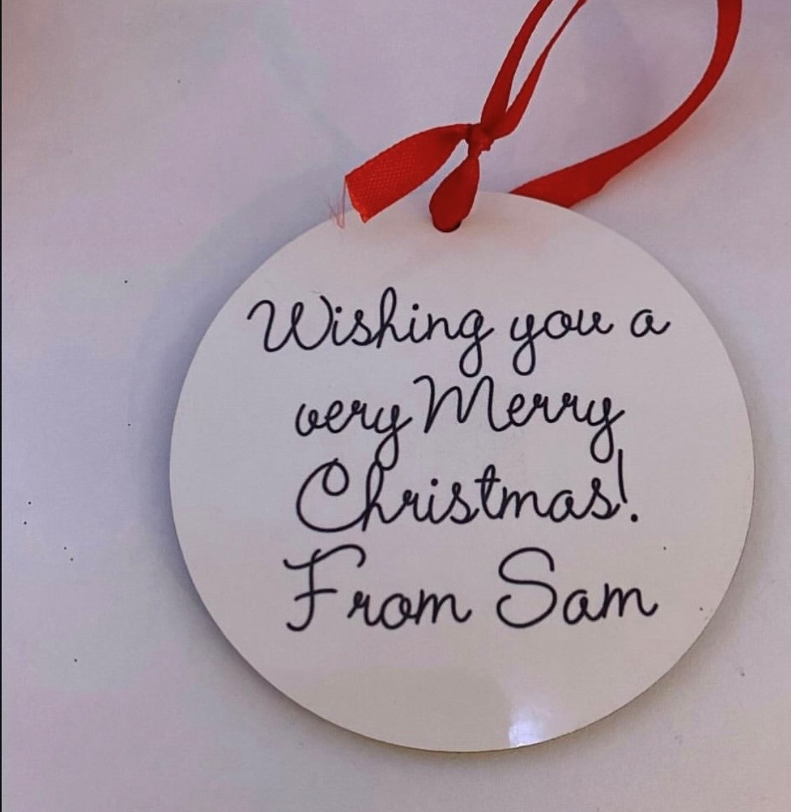 Teacher / SNA Christmas ornament