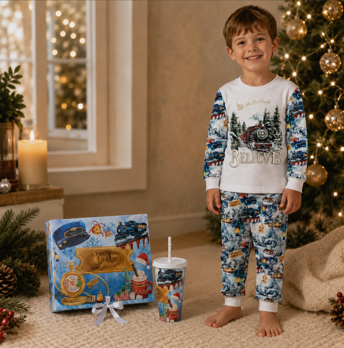 Christmas Express pyjamas - Pre order